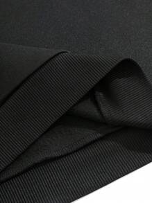 INAWLY 加大码字母十字印花落肩卫衣，适合毕业季、返校季、教师节等场合，女士返校套头衫，秋季卫衣 - 黑色 - 查看 3