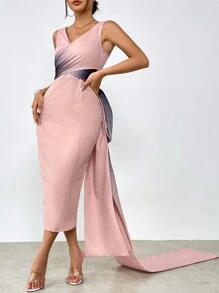 SHEIN Privé Vestido De Mujer - Rosa Pálido - Ver 3