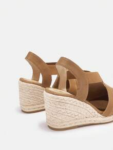 Styleloop Quý cô Trở lại Dép quai ngang - màu nâu - Xem 4