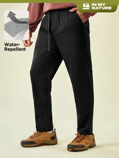 In My Nature Homens Sólido Exterior Calças