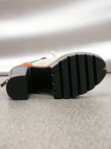 女士高跟厚底靴,超高跟短靴多色可選,時尚新鞋款