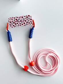 Duchess Plum Pink Leopard Print Mobile Phone Lanyard - Multicolor - View 6