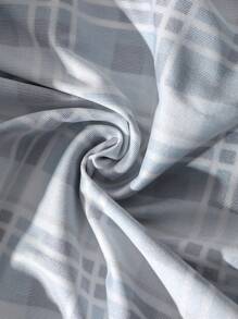 男士3入組方格印花零碎褲帶束前睡衣褲 - 彩色 - 查看 7