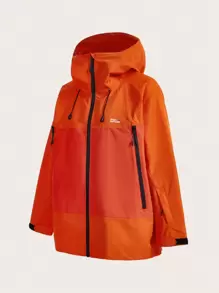 In My Nature Women's Outdoor Insulated Jacket - Orange - View 4