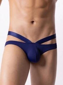 DrisQ Nam Chất rắn Cắt bỏ eo Ngắn gọn - Xanh đậm - Xem 3