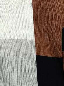 SHEIN Frenchy Khối màu Áo len Oversized Với Đôi vai - Nhiều màu - Xem 6