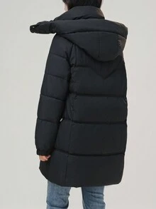 Cappotto imbottito con cappuccio da donna, Nuovo arrivo 2023