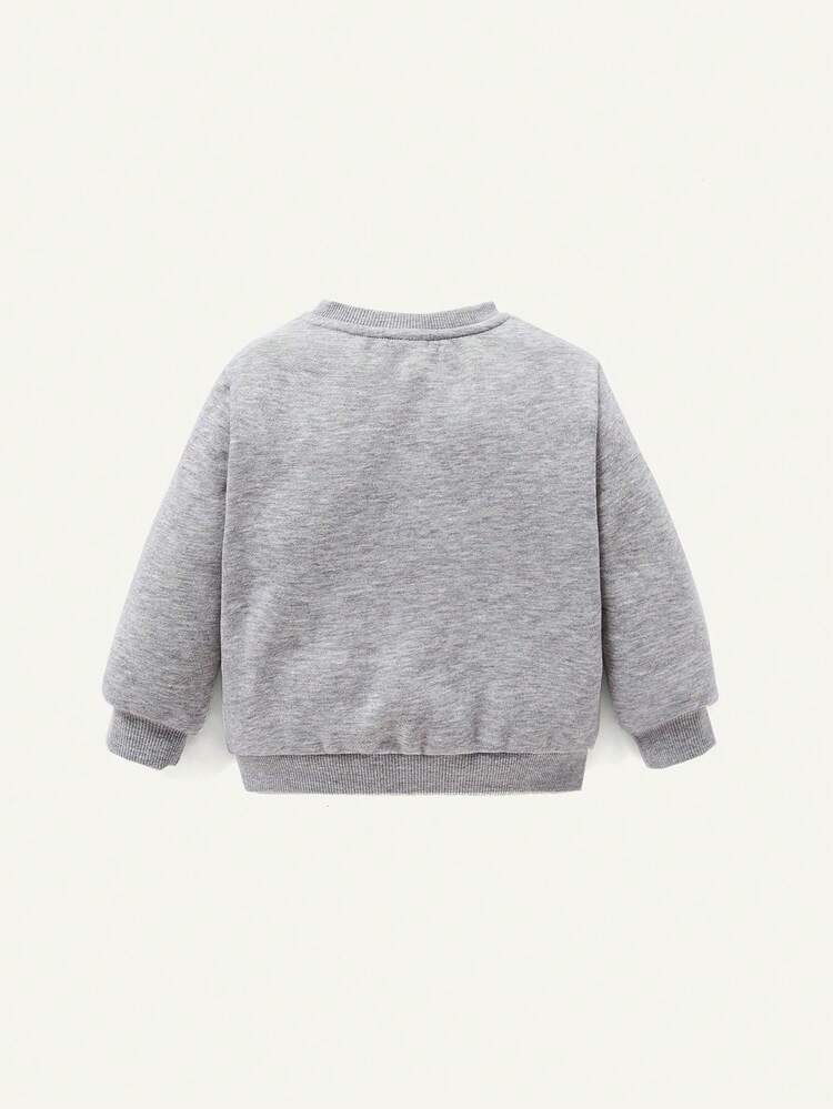 Baby Boy 2pcs Letter Graphic Pullover