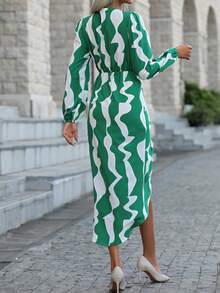 SHEIN Clasi 女裝連身裙 - 綠色 - 查看 2