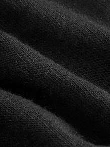 SHEIN MOD Dán in hoa Ren Mộc nhĩ Cami ngọn - màu đen - Xem 3