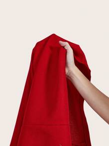 Flirla Plus Size Duffle Coat With Raglan Sleeves In