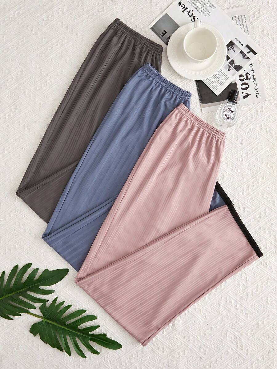 3入組/套素色家居服 - 彩色 - 查看 1