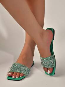 女性平底涼鞋,大碼,寬寬度,露趾,戶外,最喜歡,歐盟41-43