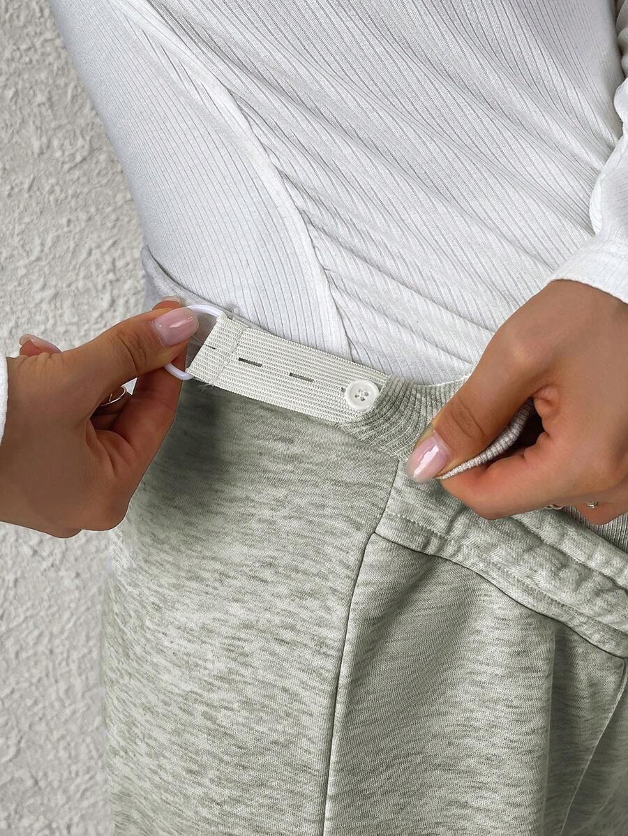 SHEIN Maternity Drawstring Pants SHEIN USA