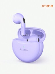 JMMO Auricolari senza fili con audio premium, accoppiamento automatico 5.3, cuffie senza fili leggere con microfono, resistenti all'acqua IPX4, compatibili con iPhone e Android, ideali come regalo per le vacanze di Natale, accessori essenziali per l'autunno, l'inverno, il campeggio e le vacanze