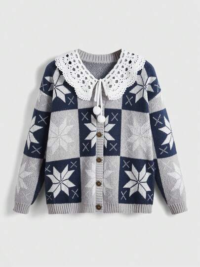 Kawaii Women's Knitted Cardigan Sweater