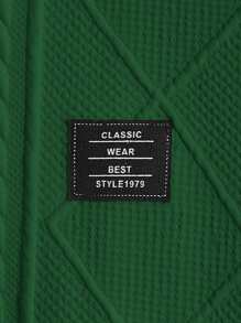 Manfinity VCAY Men Letter Patched Detail Tee, Summer