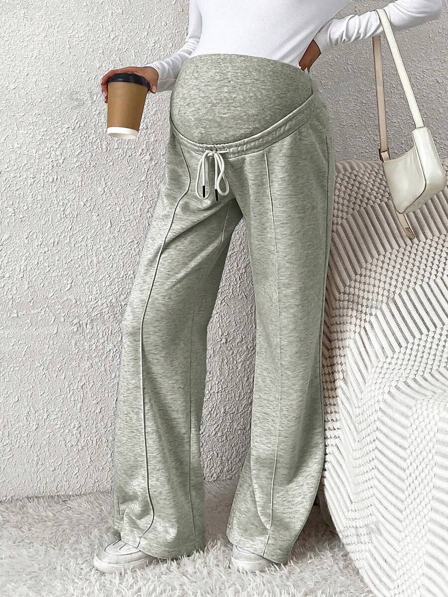 SHEIN Maternity Drawstring Pants SHEIN USA