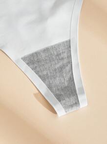 4件側邊鏤空無痕內褲套裝 - 彩色 - 查看 9