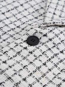 Manfinity Mode Men Plaid Single Breasted Blazer - Multicolor - View 4