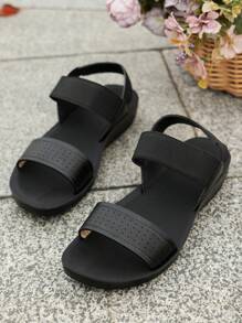 女性坡跟涼鞋帶防滑,透氣,鏤空設計可室內和戶外適合旅行,派對,和休閒