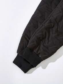 SHEIN 男童厚款裤子,休閒冬季 - 黑色 - 查看 7