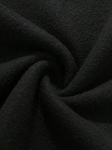 SHEIN Coolane 女款鬆身骷髏手印運動褲,鑽石細節搭配 - 黑色 - 查看 6