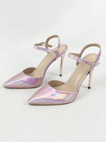 Women's Pink High Heel Shoes, , Lovely, Fashionable, Versatile, Heels For - Pink - View 2