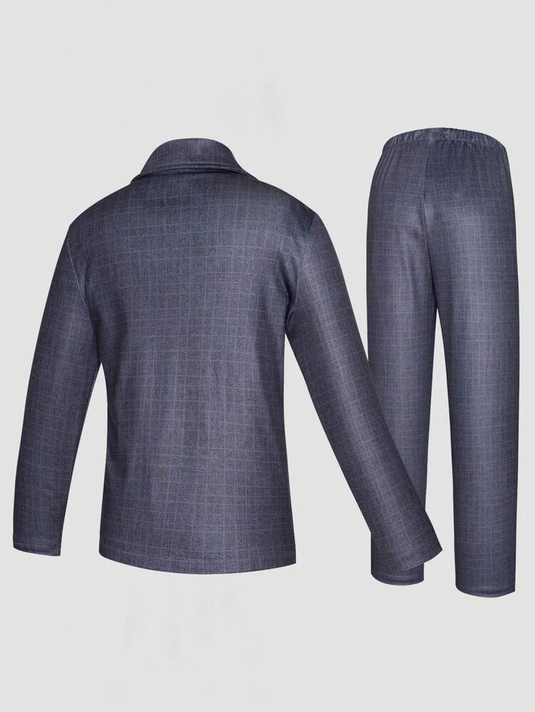 2pcs/set Boys' Gentleman Suit Set With Long Pants, Deep Gray, For Parties, Performance, Birthdays, Weddings, Evening Parties