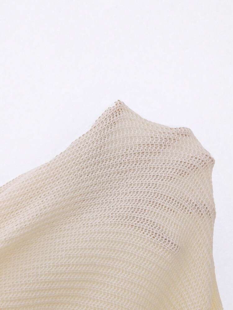 Plus Size Hollow Out Detail 2 In 1 Sweater Dress Fall Cloth For Women