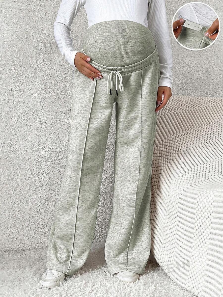 SHEIN Maternity Drawstring Pants SHEIN USA