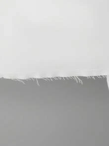 SHEIN Unity Slogan Graphic Drop Shoulder Shirt - White - View 3