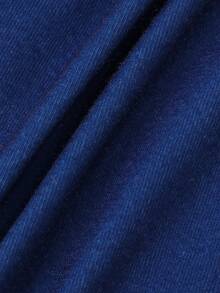 SHEIN 男嬰秋冬可愛企鵝熊印花休閒連身褲 - 彩色 - 查看 8