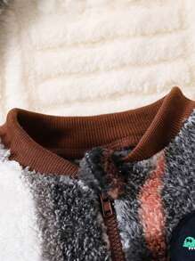 Baby Boys' Plaid Alligator Patch Jacket - Multicolor - View 4