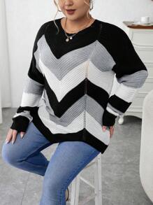 Calvaya 大碼毛衣套頭