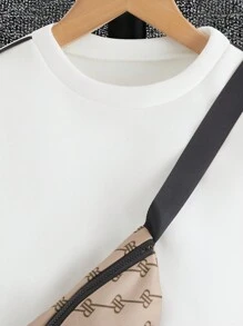 Toddler Boys' Color Block Sweatshirt And Panta Set - Brown - View 3