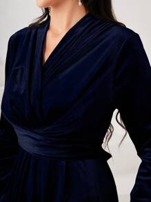 Modelyn 女裝連身裙 - 寶藍色 - 查看 3