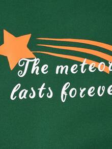 ROMWE MEN Prep Áo khoác bóng chày nam họa tiết ngôi sao Varsity - Nhiều màu - Xem 8