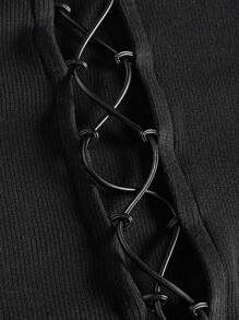 FeverCity 男士針織水洗漸變休閒t恤 - 黑色 - 查看 4