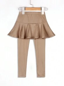 SHEIN Fondos De Chicas (pequeño) - Caqui - Ver 2