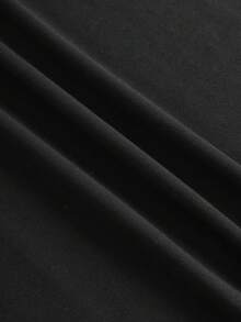 Men's Slogan Printed T-shirt - Black - View 5