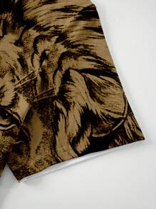 Manfinity LEGND Men's Lion Print T-shirt