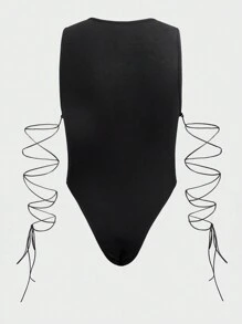 FeverCity 男士針織水洗漸變休閒t恤 - 黑色 - 查看 2