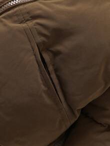 SHEIN 女婴 3d 耳朵插肩袖连帽棉服外套