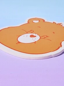 ROMWE X Care Bears 1入熊大卡通杯墊 - 橘色 - 查看 4
