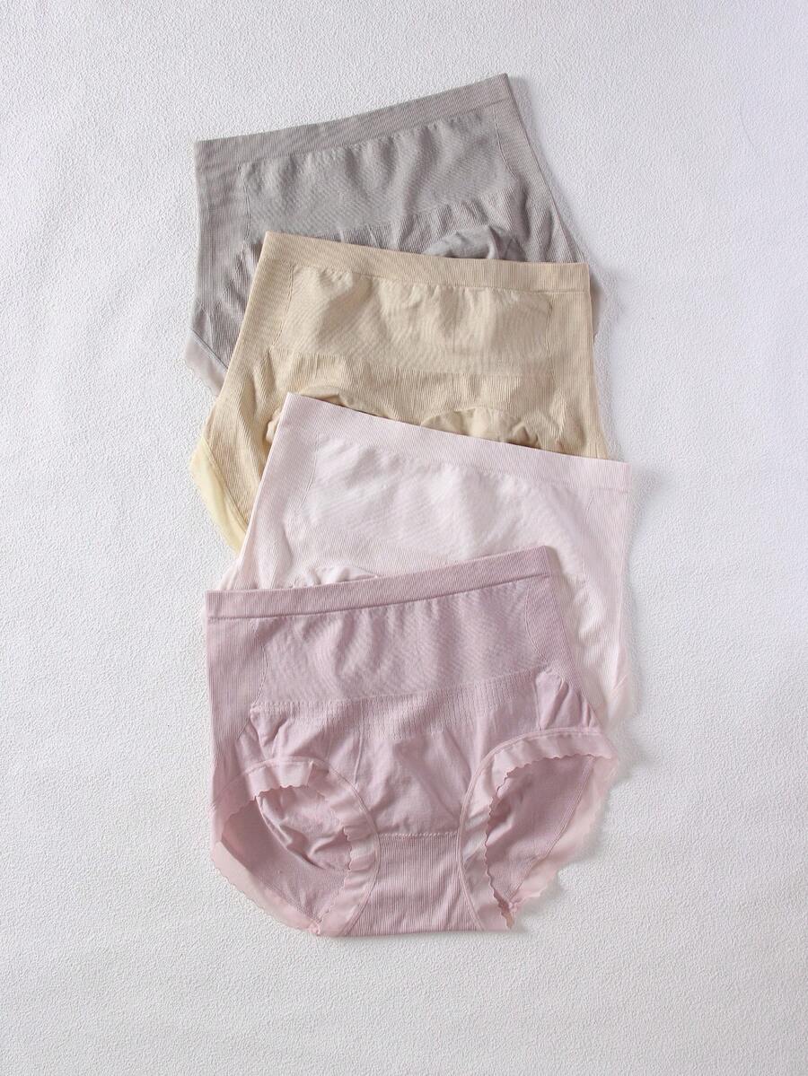 Teen Girl 3pcs Lettuce Edge Brief - Multicolor - View 1