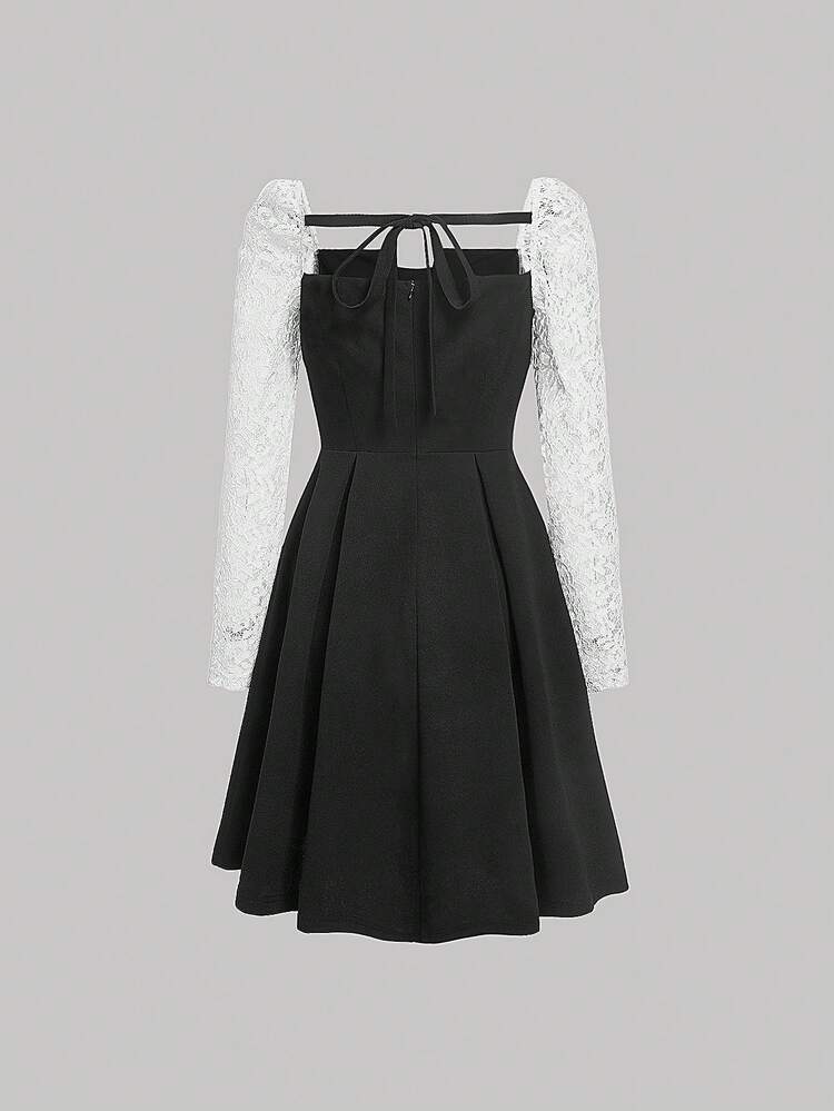 Lace Bowknot Dress