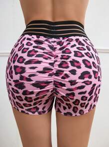 Women's Printed Ruched Bikini Bottom - Multicolor - View 6