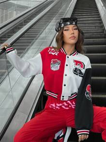 Coolane 女士字母印花外套 - 紅色 - 查看 6
