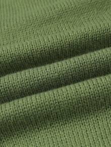 Manfinity Homme 男士素色麻花編織套頭毛衣 - 薄荷綠 - 查看 3